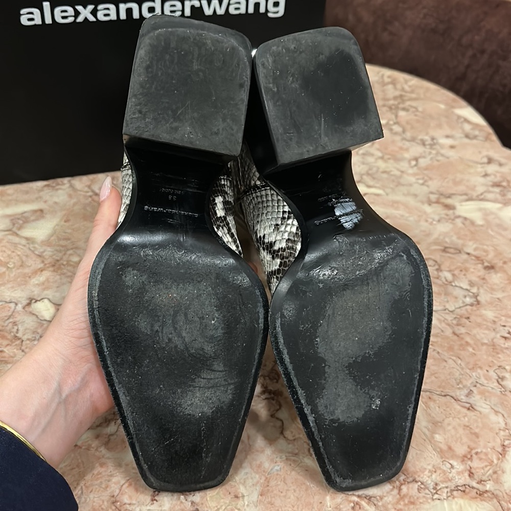 Alexander Wang Parker Snake Print Boot Size 38 - image 4
